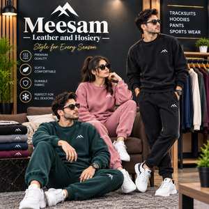 Conjunto Deportivo Informal de Dos Piezas Unisex con Sudadera con Capucha Extra Grande y Pantalones Deportivos con Cuello Alto - Product Image 3