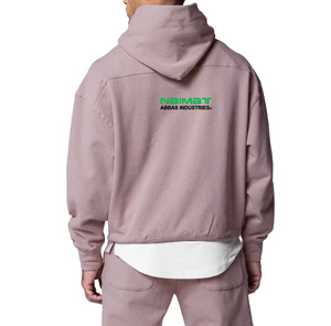 Premium Cotton Blend Soft Track Suit Men <b>Plain</b> Blank Workout Hoodie Sweatpants Casual Male Sweat Suit - Product Image 3