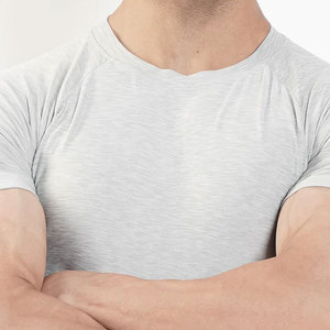 Camiseta Deportiva para Hombre, de Poliéster/Spandex, 180g, Corte Regular, Transpirable, Ecológica, para Gimnasio y Entrenamiento, Personalizable - Product Image 6