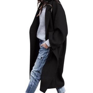 Manteaux d'hiver personnalisés 2025 pour femmes – Vestes décontractées tendance à manches longues, revers cranté et boutons, style oversize pour les vacances, en nylon - Product Image 4