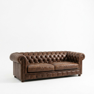 High Quality Vietnam Leather 2 Seater Sofa with <b>Soft</b> Foam Cushions Modern Compact Design for Apartment Villa and Luxury Interior - Product Image 1