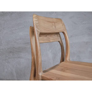 Silla de comedor de madera de teca maciza para hotel, villa, restaurante, resort, venta al por mayor personalizada - Product Image 5