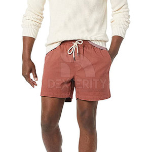 Shorts mini pour hommes personnalisés avec logo, écologiques, respirants, séchage rapide, service OEM, couleur unie, style cordon de serrage pour la vente en ligne - Product Image 3