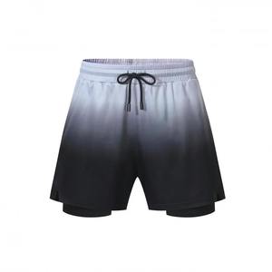 Shorts de sport pour hommes 2-en-1 camouflage à cordon de serrage, taille mi-haute, séchage rapide, pour la course, la gym, l'entraînement, le fitness, le jogging, vêtements de sport d'été - Product Image 4