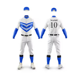 Customized <b>Baseball</b> Uniform Sports Team Wear 100% Polyester Sublimation Printed Quick Dry Breathable Summer New Arrival - Product Image 4