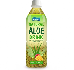 Bebida Tan Do de 500 ml con Aloe Vera, Chía y Sabor a Mango, Fabricante OEM/ODM en Vietnam – Bebidas Tan Do - Product Image 1
