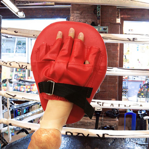 Pads d'entraînement professionnels en cuir sur mesure pour le karaté, mitaines de concentration de haute qualité avec logo personnalisé, confortables - Product Image 4