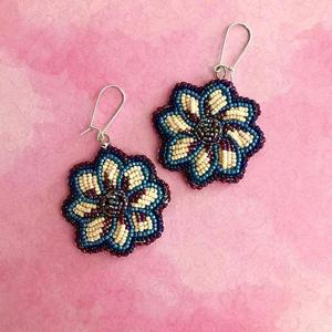 Boucles d'oreilles brodées à la main, en gros, au meilleur prix, avec perles, par MD HANDICRAFTS - Product Image 4