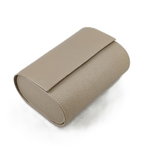 Boîtes de rangement pour montres en cuir végétal végétalien, étuis de voyage, porte-bijoux, doublure en microfibre, produits de luxe en promotion - Product Image 3