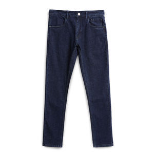 High Fashion Solid Men's Light Denim Pants Custom Made Straight Washed Breathable Winter Autumn <b>Hip</b> Hop Streetwear Casual - Product Image 3