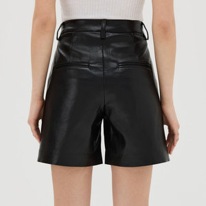 New Arrival Fully Customized Made <b>Leather</b> <b>Shorts</b> For Women Professional Manufacturer Made Custom Logo Women <b>Leather</b> <b>Shorts</b> - Product Image 2