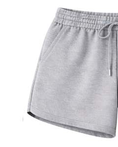 ชุดเซ็ตเสื้อครอปฮู้ดดี้สีเทาสำหรับผู้หญิง ปักลายดอกเดซี่ ชุดลำลองสองชิ้น ผ้าฝ้ายฟลีซ ชุดลำลองใส่สบาย ผู้ผลิตขายส่ง - Product Image 5