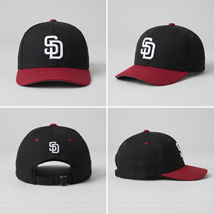 Casquette de baseball décontractée à 6 panneaux 100 % coton avec logo brodé personnalisé, casquette snapback anti-UV unisexe pour le sport - Product Image 5