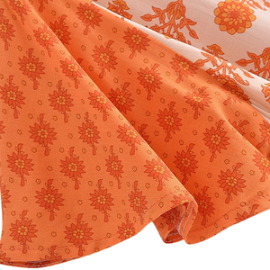 Vestido mini estampado para mujer, vestido de playa para vacaciones con cuello en V - Product Image 3