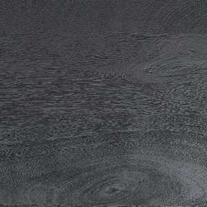 Base de pedestal redonda de madera maciza de mango con acabado negro mate oscuro, mesa de comedor moderna de estilo europeo para el hogar, cocina o restaurante. - Product Image 6