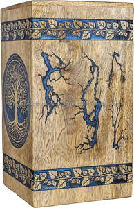 Urna de madera hecha a mano para cenizas de adultos, urnas funerarias para entierro con alta calidad. - Product Image 4