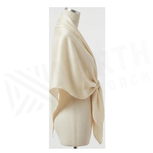 NORTH APPROACH Women's Square <b>Silk</b> <b>Scarf</b> Solid Color Elegant Multi-Functional Outdoor Fashion Accessory All Seasons - Product Image 3