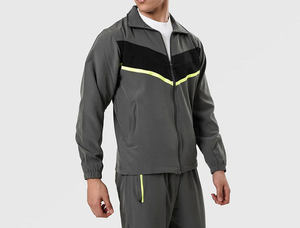 Ensemble coupe-vent personnalisé haute performance, extensible dans 4 directions, imperméable, respirant, avec capuche, pour homme, idéal pour la randonnée en plein air - Product Image 6