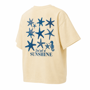 เสื้อยืดโอเวอร์ไซส์ลายรถคลาสสิก ทรงหลวม ไหล่ตก แขนสั้น สไตล์ลำลอง สตรีทแฟชั่น เป็นมิตรกับสิ่งแวดล้อม - Product Image 2