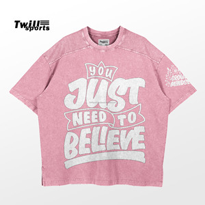 Camiseta Twillsports 2026 para Hombre, de Alta Calidad, Secado Rápido, Antiarrugas, Estampada, 100% Algodón, Tejido de Punto, Prelavada, Manga Corta - Product Image 6