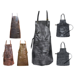 Premium Quality Heavy-Duty Cowhide Split <b>Leather</b> Industrial <b>Apron</b> Spark Heat Resistant Welding Safe for Work Other Industrial - Product Image 4