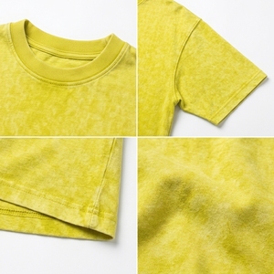 T-shirt formel vintage délavé à l'acide, coupe classique pour homme, prêt pour impression numérique DTG, streetwear - Product Image 3