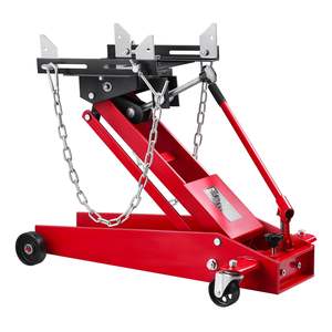 <b>Low</b> <b>Profile</b> 1000 Lbs/0.45 Ton Heavy-Duty Floor <b>Jack</b> Telescoping Transmission 6.3-25.2\" Lifting Height 360 Degrees Swivel Front - Product Image 1