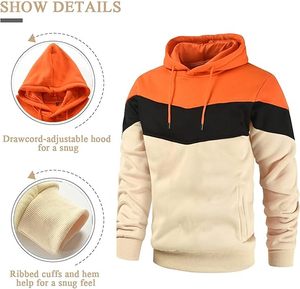 Sweat à capuche personnalisé avec poche, sweat à capuche d'hiver, sweat à capuche oversize pour homme - Product Image 4