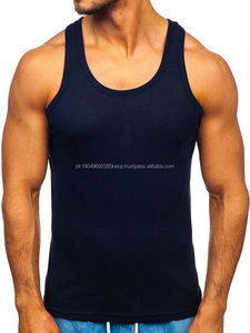 Customize <b>Men</b> 3D Tank <b>Top</b> 100% Cotton Body Building Gym Training Custom Design Fitness Stringer Streetwears Breathable Quick Dry - Product Image 2