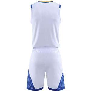 Uniforme de Baloncesto Personalizado al por Mayor, Transpirable, Tallas Grandes, 100% Poliéster, Secado Rápido, Sin Mangas, Ropa Deportiva Estampada - Product Image 3