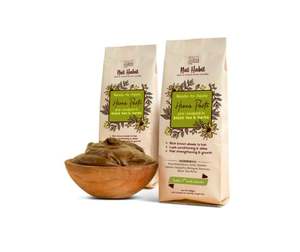 Nat Habit - Pâte de henné fraîche prête à appliquer, pré-imprégnée de thé noir et d'herbes, 100% henné naturel du Rajasthan - Product Image 2