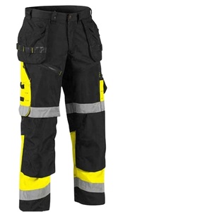 Pantalon de travail réfléchissant 100% coton pour hommes, vêtements de sécurité pour hommes, pantalon de sécurité routière de haute qualité fabriqué par HI 2026 - Product Image 2