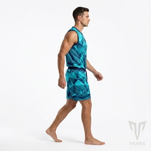 Tenue de Basketball Professionnelle pour Hommes – Maillot et Short en Polyester Respirant, Vêtements de Sport Durables pour Joueurs d'Équipe, Service OEM Personnalisé - Product Image 1