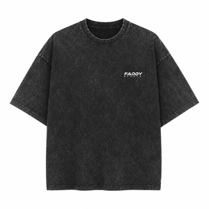 เสื้อยืดโอเวอร์ไซส์พรีเมียม หนานุ่ม สไตล์วินเทจ ล้างสีแบบแอซิดวอช สำหรับผู้ชาย ผ้าฝ้าย 100% ทรงไหล่ตก สตรีทแวร์ ล้างสีแบบสโตนวอช เสื้อยืดสั่งทำพิเศษ - Product Image 4