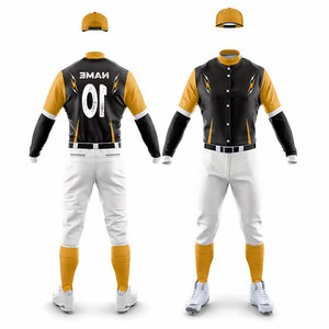 Sportswear <b>Baseball</b> Uniform Kits Customized Practice Wear Team Player Uniform Match Training Wear Softball Uniform Kids Plain - Product Image 4