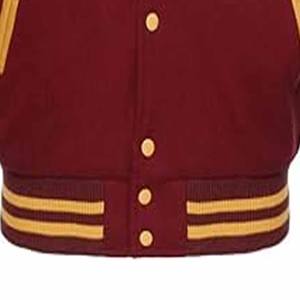 Blouson universitaire bomber personnalisé OEM pour homme, col montant, en polaire épaisse et confortable pour l'hiver, envoyé par Dress Sports - Product Image 4