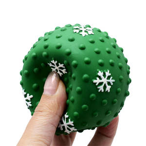 Nuevos Juguetes Masticables de Látex con Dibujos Animados Navideños para Perros, Interactivos, Ecológicos, Duraderos, de Alta Resistencia, con Sonido, para la Salud Dental - Product Image 5