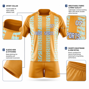 Tenue de rugby personnalisée par sublimation, vente en gros, ensemble de maillots de rugby respirants à séchage rapide, tenue d'équipe professionnelle durable, kits d'entraînement - Product Image 4