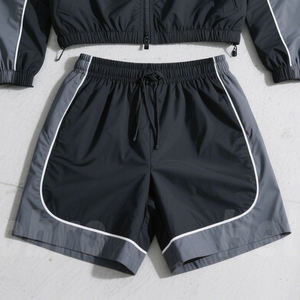 Pantalones Cortos Deportivos Casuales de Compresión, Elásticos, Transpirables, para Entrenamiento Físico, Correr, Hacer Ejercicio, con Estampado y Logotipo Personalizado al por Mayor - Product Image 1