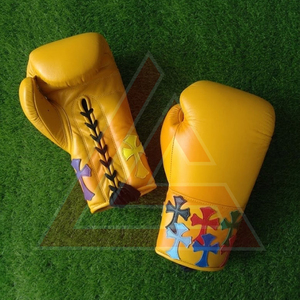 Nuevos Guantes de Boxeo Profesionales Winning Pro Fight para Adultos, Guantes de Boxeo Personalizados Chrome Heart Winning Hechos con Cuero Genuino - Product Image 2