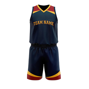 High Quality Wholesale Custom Fashion Sublimation 100%polyester Jersey Basketball Uniforms <b>Cheap</b> in price Basketball Uniforms - Product Image 5