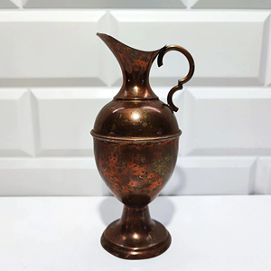 Premium Vintage Copper Water Jug 1.8L Eco-Friendly Durable Drinks <b>Container</b> with Smooth Finish Wholesale Factory Price - Product Image 1