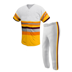 Maillot de baseball pour hommes adultes de haute qualité, respirant, grande taille, personnalisé, imprimé, anti-bactérien, vente en gros - Product Image 1