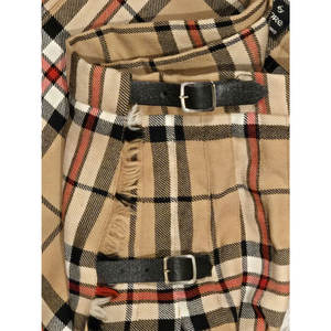 Kilt classique en pure laine neuve à motif écossais tissé, couleur fauve, pour femme 2026 - Product Image 4