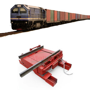 Balances de pesage de trains sur mesure en acier, 10 000 T/H, précision 0,5 %, 1-10 km/h, protection contre les surcharges à 150 % - Product Image 1