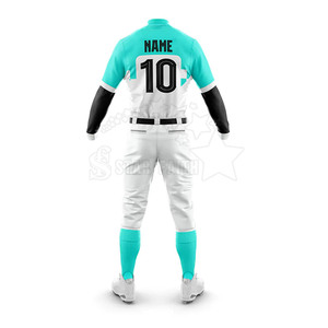 Uniforme de Béisbol Transpirable de Poliéster con Diseño Único Hecho en Fábrica, Logotipo Personalizado Impreso para Hombre - Product Image 2
