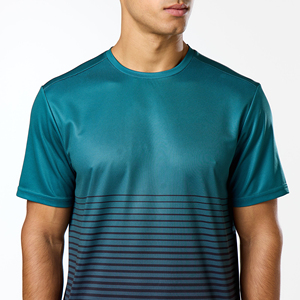 T-shirt décontracté respirant de couleur unie en matériau de qualité supérieure, livraison rapide, t-shirt pour homme, directement de l'usine - Product Image 5