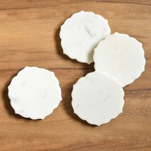 Posavasos de Mármol Natural de Lujo Clásicos Hechos a Mano, Diseño Personalizado, Ecológicos y Sostenibles, Juego de Alfombrillas/Posavasos para Hoteles, Empaquetados al por Mayor - Product Image 2