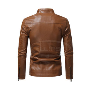 Chaqueta de Cuero para Hombre, Transpirable, Ligera y Cómoda, para Invierno, Informal, de Alta Calidad, a Precio Razonable, Impermeable - Product Image 2