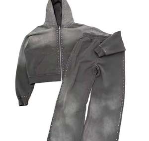 Wholesale Manufacturer Custom logo Zipper up Nylon <b>Jacket</b> and Jogger 2 Piece Set 100 % Nylon Windbreaker Tracksuit <b>Men</b> - Product Image 1